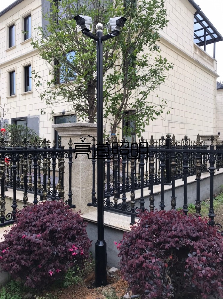 小區(qū)監(jiān)控立桿 3米4米攝像機(jī)支架 生產(chǎn)監(jiān)控立桿的