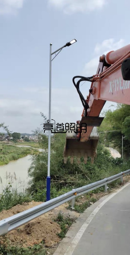 遼寧農(nóng)村亮化工程路燈桿